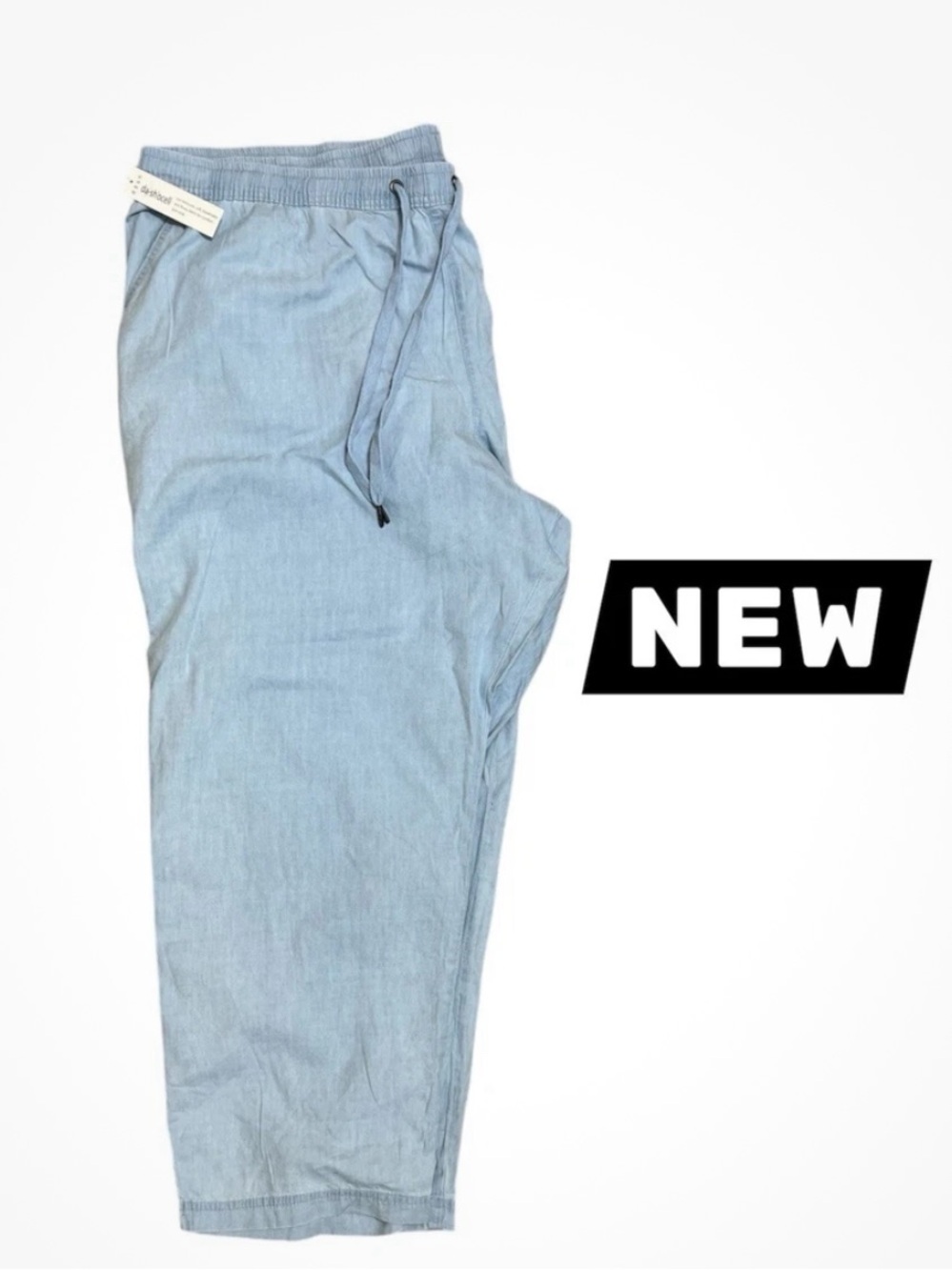 DASH New 3x Light Blue Women’s Pull On Pants